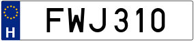 Truck License Plate